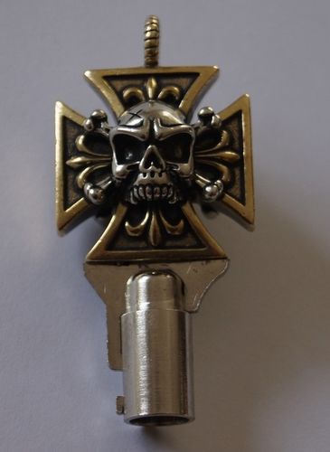Totenkopf-Harley-Schlüssel